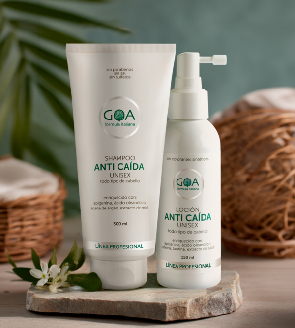 Kit Anti Caída Unisex - Loción y Shampoo