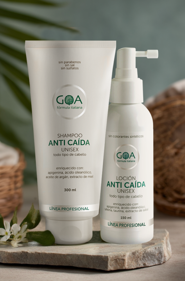 Kit Anti Caída Unisex - Loción y Shampoo